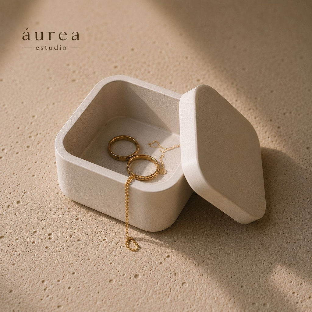 Caja Cuadrada con Vela