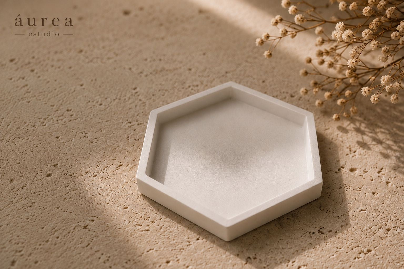 Bandeja Hexagonal Blanca
