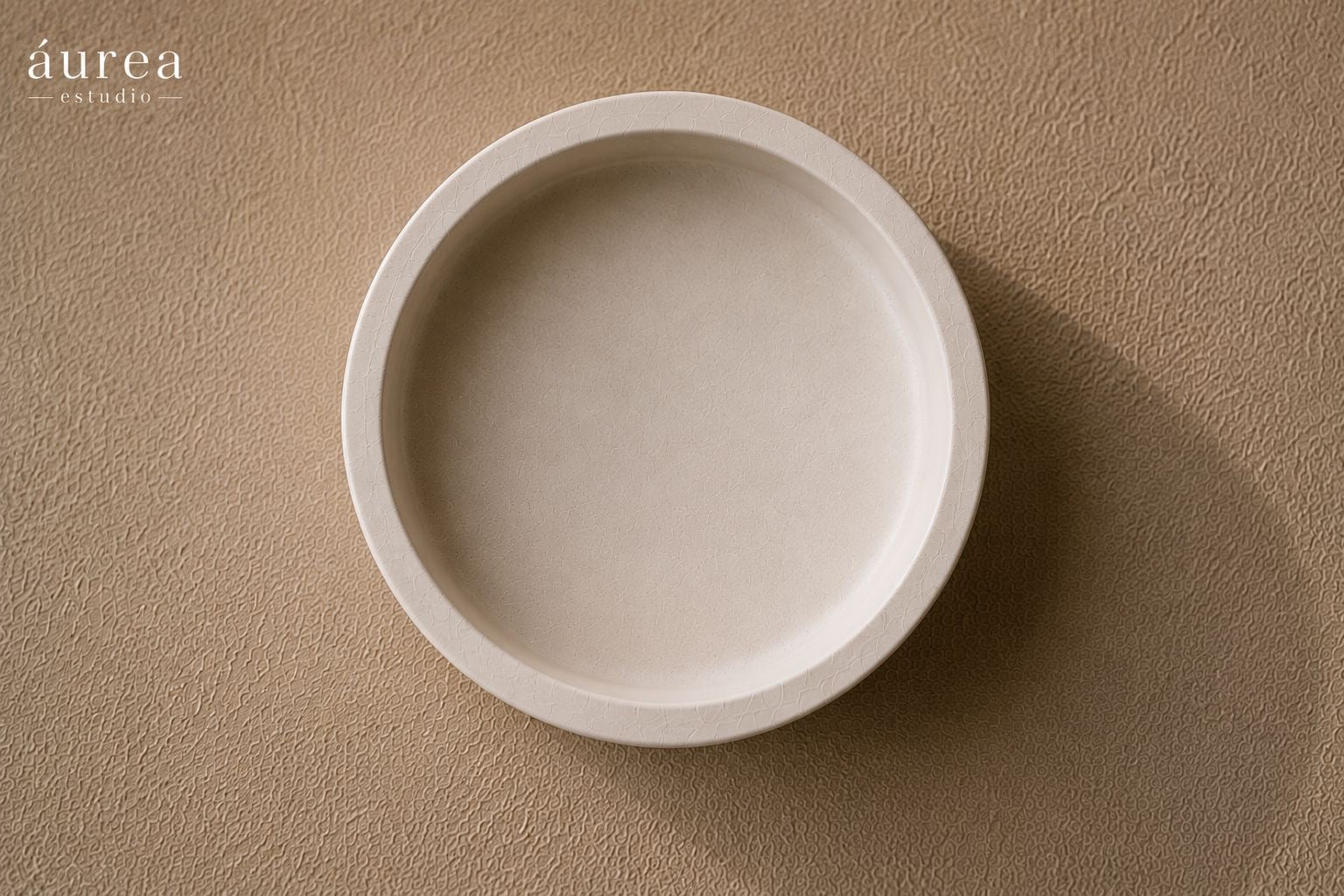 Bandeja Redonda Blanca
